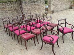 Regency long set of 18 antique dining chairs made of simulated Rosewood2.jpg